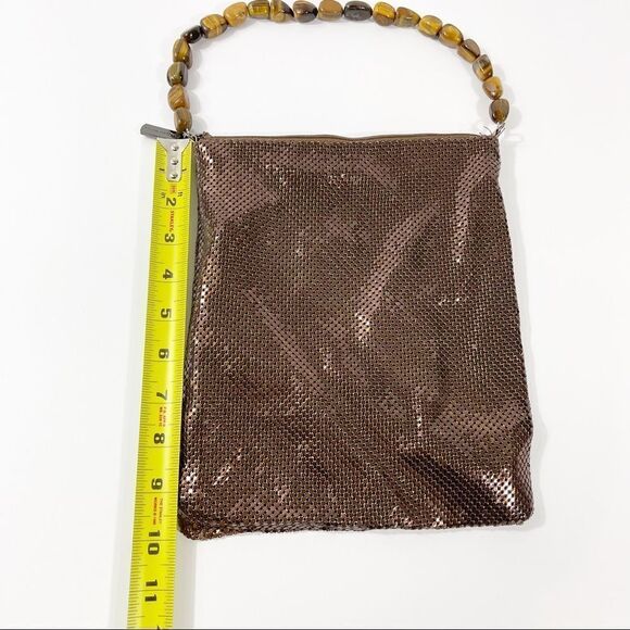 Bronze Whiting & Davis Mesh Bag - Picture 5 of 7